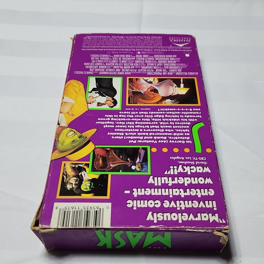The Mask VHS Tape - Picture 4 of 6